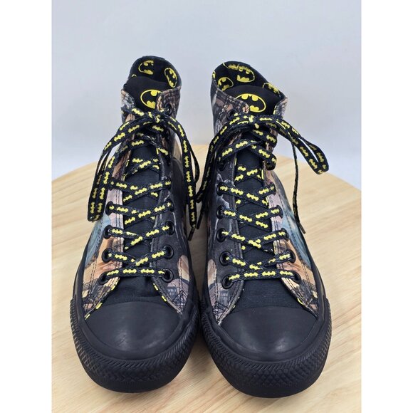 Converse Batman Chuck Taylor All Star Hi Top Shoes DC Comics Men 6.5 Women 8.5 - Picture 3 of 9